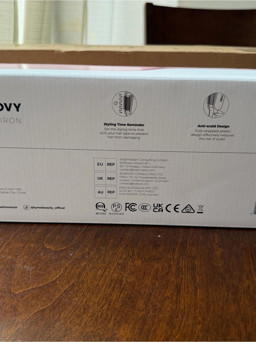 Tymo Rovy Wave Curling Iron - Pink - Picture 3 of 4